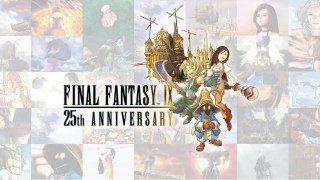 A selection of Final Fantasy 9 scenes in a 25th anniversary artwork.